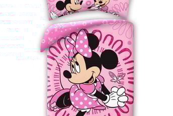 Dekbedovertrek Roze- Eenpersoons