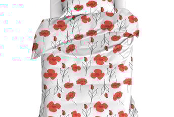 Dekbedovertrek Odil Papaver