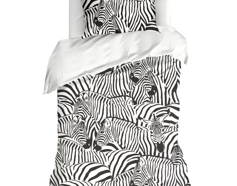 Dekbedovertrek Zebra Eggshell