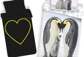 Dekbedovertrek Pinguin Glow in the Dark