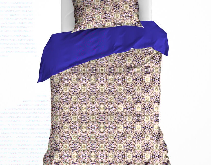 DWL Dekbedovertrek  aziz sodalite blue 140x200/220+60x70