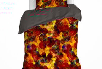 DWL Dekbedovertrek  aurora summer fig 140x200/220+60x70