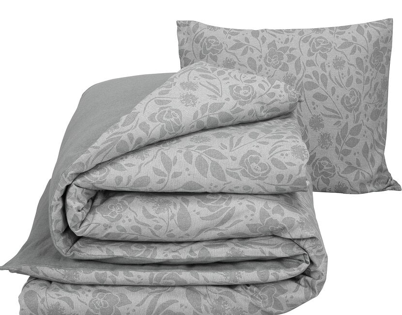 Dekbedovertrek Lea Natural Grey