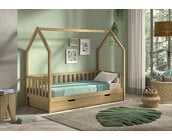 Bedhuisje Cabane - Massief eiken - bedbank