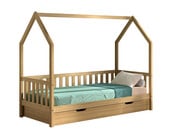 Bedhuisje Cabane - Massief eiken - bedbank