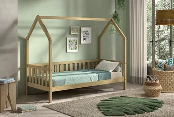 Bedhuisje Cabane - Massief eiken - bedbank