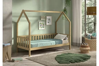 Bedhuisje Cabane - Massief eiken - bedbank