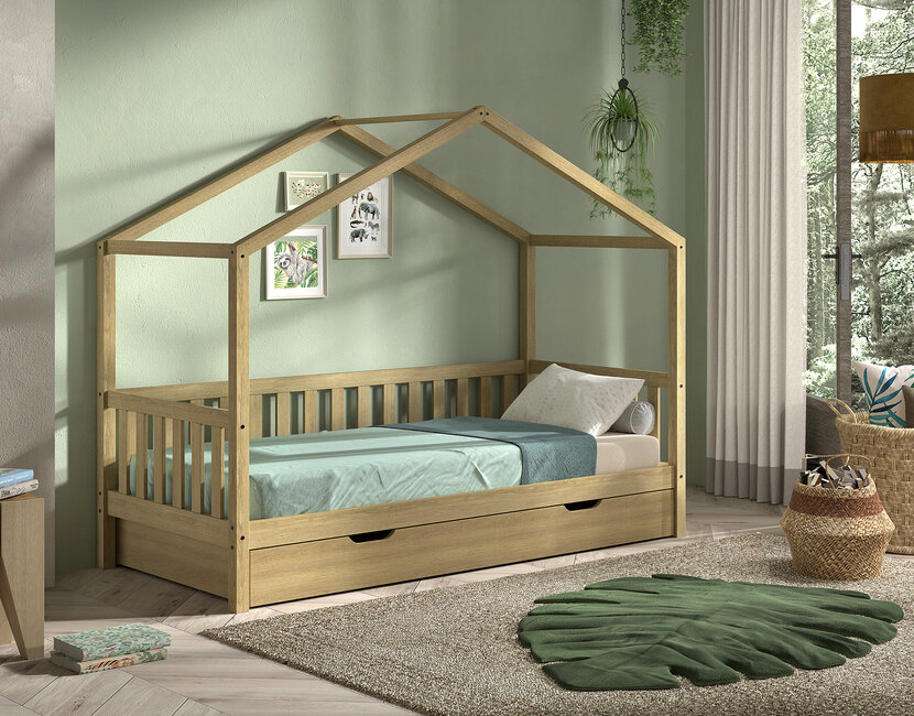 Bedbank Dallas - Massief Eiken