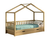Bedbank Dallas - 90x200 - Massief Eiken