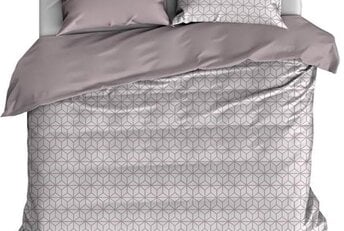 De Witte Lietaer Skyscraper dekbedovertrek Cloud grey 140x220cm