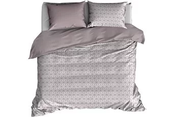 De Witte Lietaer Skyscraper dekbedovertrek Cloud grey 140x220cm