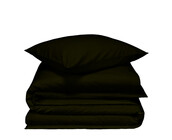 De Witte Lietaer Dekbedovertrek Laura Khaki - 140 x 200/220 + 60 x 70 cm - Katoen Flanel