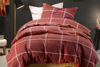 Dekbedovertrek Rosaline Burgundy