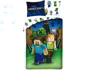 Minecraft Dekbedovertrek Monster Hunter - 140 x 200 cm + 70 x 90 cm - Katoen