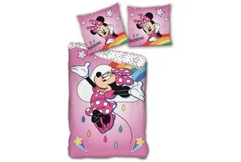 Disney Minnie Mouse Dekbedovertrek Rainbows - Polyester