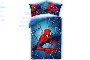 Spiderman Dekbedovertrek Web - Katoen