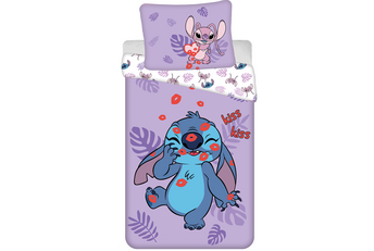 Disney Lilo & Stitch Dekbedovertrek Kisses - Katoen