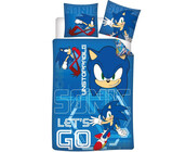 Sonic the Hedgehog Dekbedovertrek Unstoppable - 140 x 200 cm / 65 x 65 cm - Polykatoen
