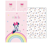 Disney Minnie Mouse Dekbedovertrek Rainbow - 140 x 200 cm / 65 x 65 cm - Polykatoen