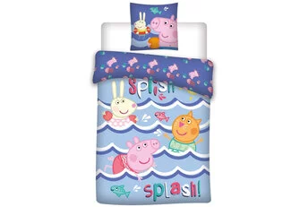 Peppa Pig Dekbedovertrek Splash - Polykatoen