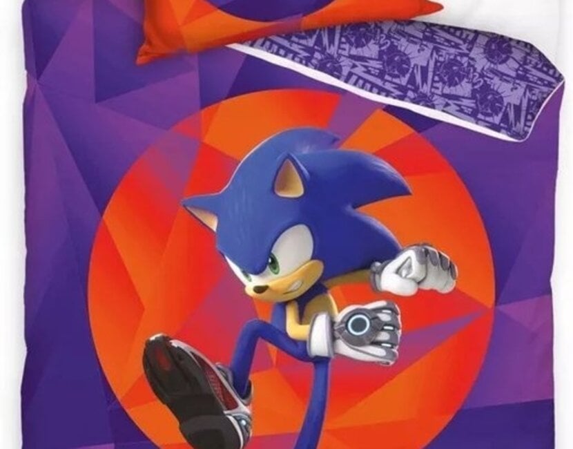 Sonic the Hedgehog Dekbedovertrek Prime - 140 x 200 + 60 x 70 cm - Katoen