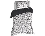 De Witte Lietaer Dekbedovertrek Katoen, Aileen Dark Sapphire - 140 x 200/220 + 60 x 70 cm