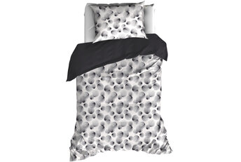 De Witte Lietaer Dekbedovertrek Katoen Aileen - Zwart