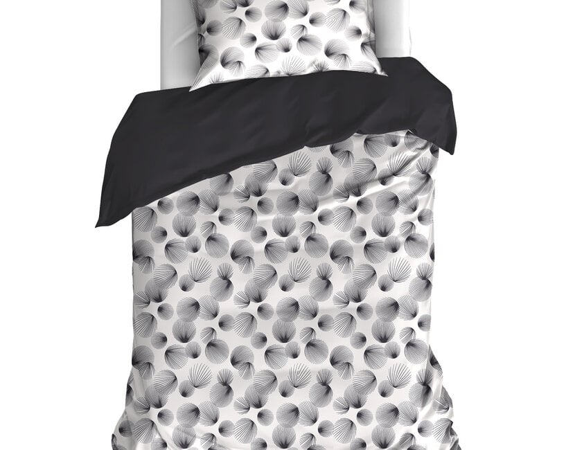 De Witte Lietaer Dekbedovertrek Katoen, Aileen Dark Sapphire - 140 x 200/220 + 60 x 70 cm