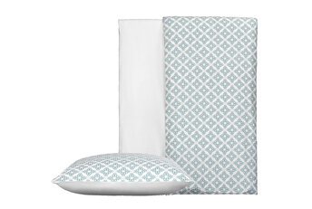 De Witte Lietaer Dekbedovertrek Katoen Satijn Azulejos