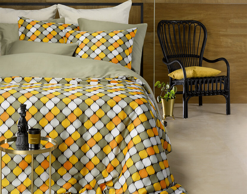 Dekbedovertrek Katoen Satijn Almond