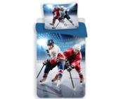 Sweet Home Dekbedovertrek, IJshockey - Eenpersoons - 140 x 200 + 70 x 90 cm  - Polyester