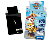 PAW Patrol Dekbedovertrek Glow in the Dark, Smile - Eenpersoons - 140 x 200 + 70 x 90 cm  - Katoen