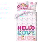 Adopt Me! Dekbedovertrek, Hello - Eenpersoons - 140 x 200 cm - Katoen