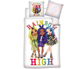 Rainbow High Dekbedovertrek, Pose - Eenpersoons - 140 x 200 + 63 x 63 cm - Polyester