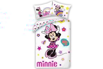 Disney Minnie Mouse Dekbedovertrek, Smile - Katoen