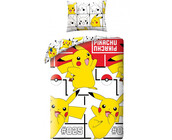 Pokémon Dekbedovertrek, #025 - 140 x 200 cm + 70 x 90 cm - Katoen