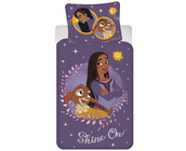 Disney Wish Dekbedovertrek, Shine On - Eenpersoons - 140 x 200 + 70 x 90 cm  - Katoen