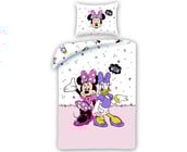 Disney Minnie Mouse Dekbedovertrek, Wow - Eenpersoons - 140 x 200 + 70 x 90 cm - Katoen