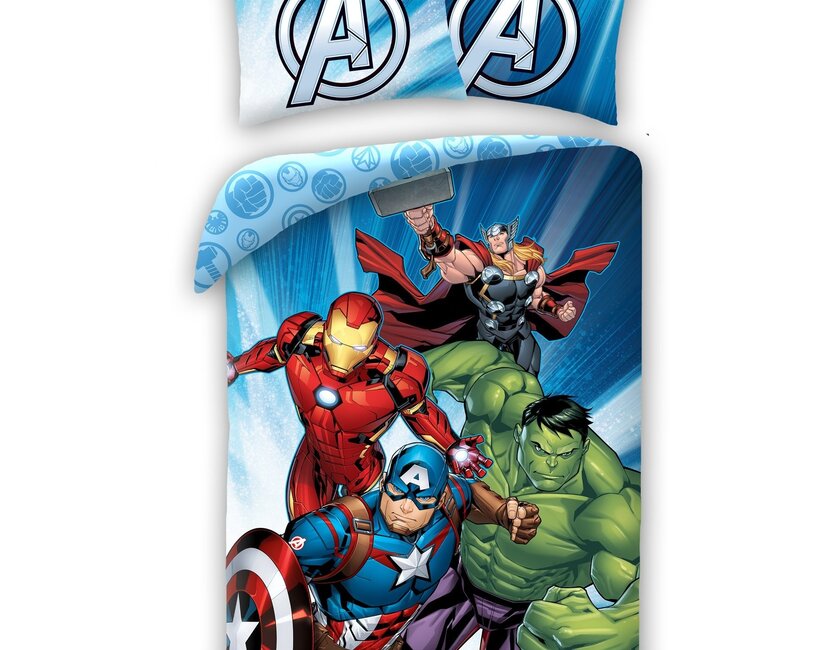 Dekbedovertrek, Team Power - Eenpersoons - 140 x 200 cm - Katoen