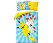 Pokemon Dekbedovertrek, High Five - Eenpersoons - 140 x 200 cm - Katoen
