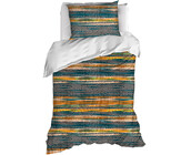 De Witte Lietaer Dekbedovertrek Georges, Tofu - Eenpersoons - 140 x 220 cm + 60 x 70 cm - Katoen Percal