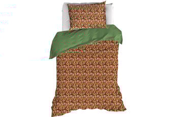 De Witte Lietaer Dekbedovertrek Flowerpower, Green Bee