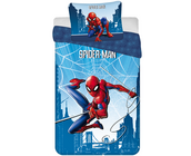 Spider-Man Dekbedovertrek, Web - Eenpersoons - 140 x 200 cm + 60 x 80 cm - Katoen
