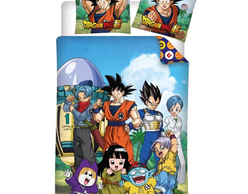 Dragon Ball Z Dekbedovertrek, Shenron - Eenpersoons - 140 x 200 / 65 x 65 cm - Polykatoen