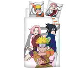 Naruto Dekbedovertrek, Ninja - Eenpersoons - 140 x 200 / 65 x 65 cm - Polykatoen