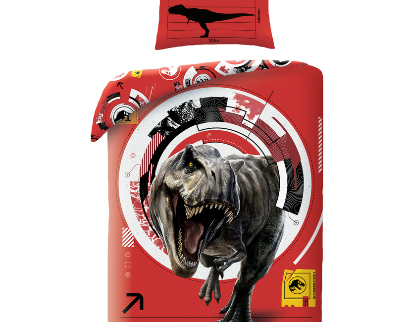Jurassic World Dekbedovertrek Covert Mission - 140 x 200 cm + 70 x 90 cm - Polyester