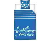 Smurfen Dekbedovertrek Blue - 140 x 200 cm / 65 x 65 cm - Katoen