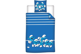 De Smurfen Dekbedovertrek Blue - Katoen
