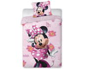 Disney Minnie Mouse Dekbedovertrek Pretty - 140 x 200 cm / 70 x 90 cm - Katoen