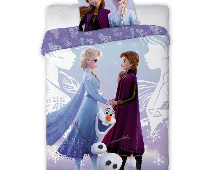 Disney Frozen Dekbedovertrek Sister - 140 x 200 cm / 70 x 90 cm - Katoen